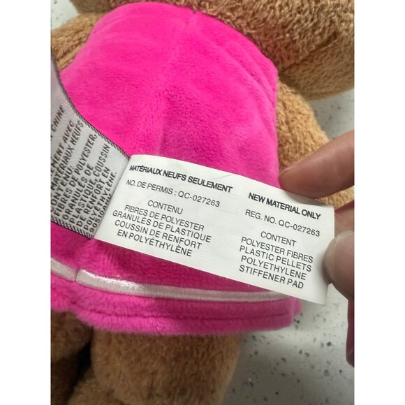 GUND 15” Line Friends Brown Bear Plush Pink Bow & Dress Stuffed Animal - Picture 6 of 10